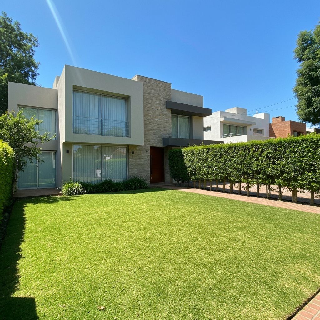 Casa 4 ambientes con jardín